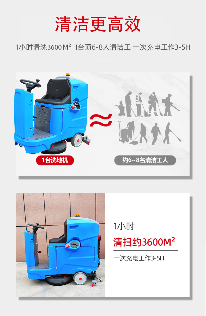 铜川驾驶式洗地机更适合用在高铁站