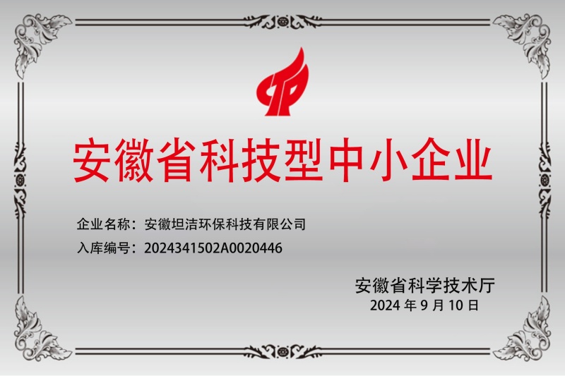 铜川安徽科技型中小企业证书